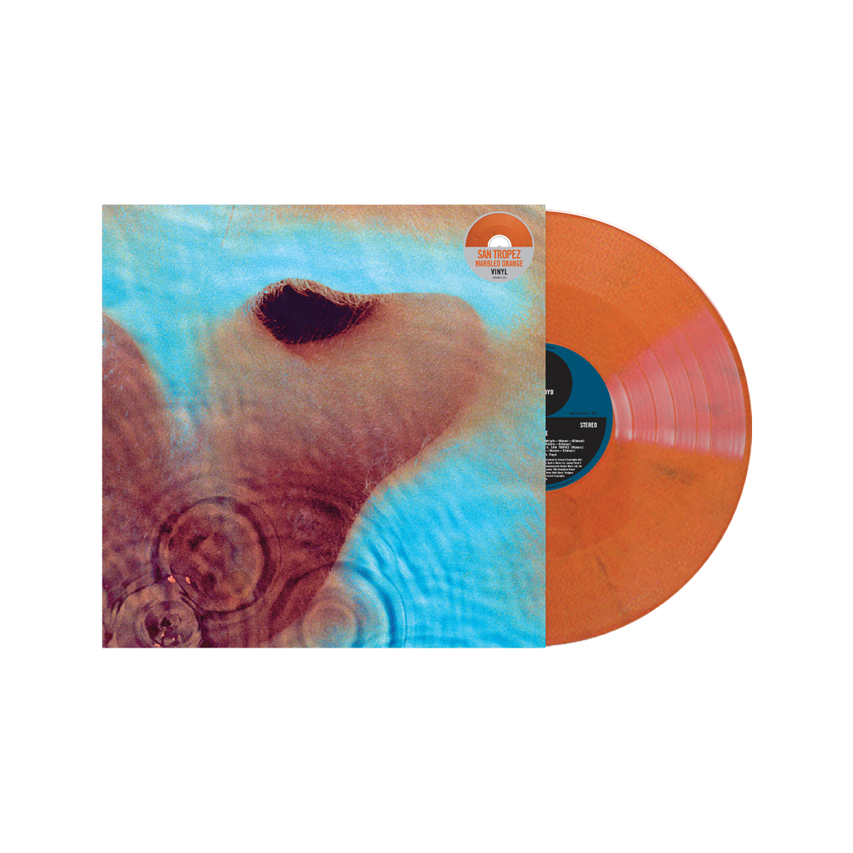 Meddle San Tropez Orange Marble Vinyl